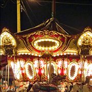 Picture Of Carousel At Night