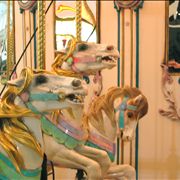 Picture Of Horses On The Carousel In Georgia