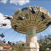 Picture Of Swinging Carousel In Liseberg Sweden